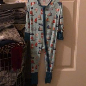 Little Sleepies 6-12 months pajamas. Gently used, worn 2-3 times.